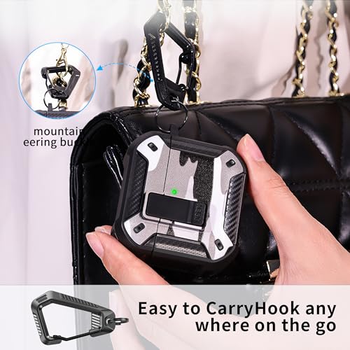 Image of RFUNGUANGO for AirPods 5 /4 Case (2026 /2024) with Lock, Camouflage