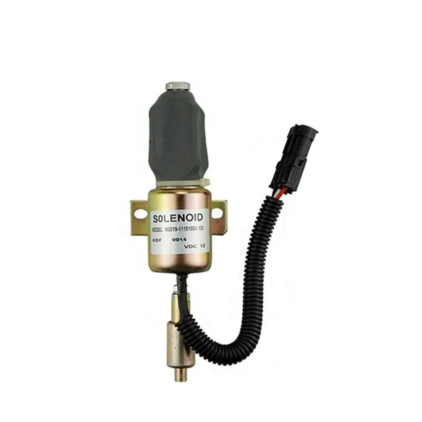 Yjcebgped 24V M3019-1115100A Stop Cut Down Solenoid For Btg18033 Generator Excavator Parts(24V)