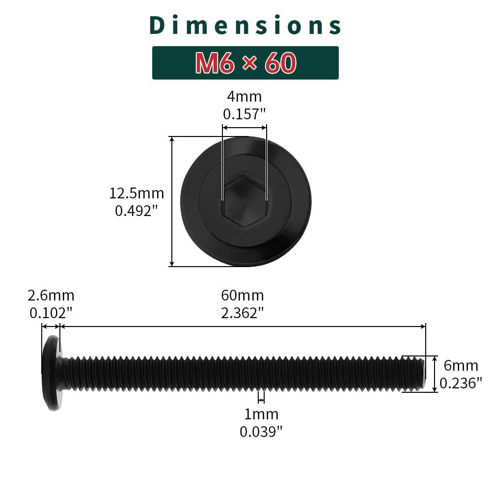 M6 Binding Screws & Nuts - Stainless Steel -2 M6 Binding Screws & Nuts - Stainless Steel -2