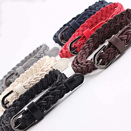 Familyhouse Women's Waist Belt Braided Woven Wax Rope Skinny Chain Belt for Skirt Dress Christmas Party3