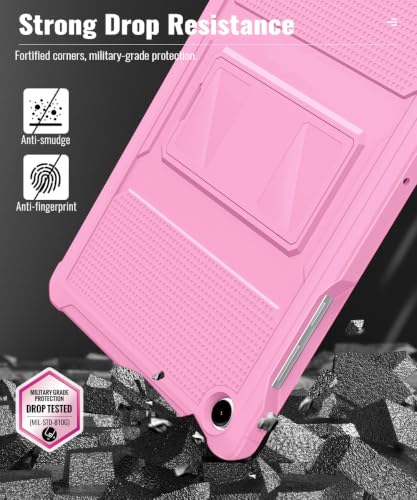 Image of MoKo Shockproof Case Fit Samsung Galaxy Tab A11+ Plus / A9+ 11 Inch | with Screen Protector, Heavy Duty Shockproof Protective Case, Peony