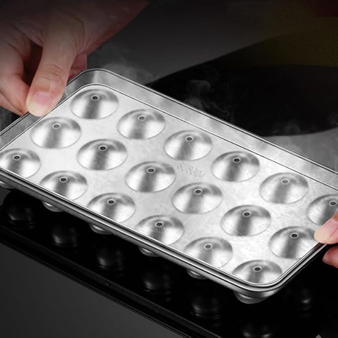 Molde para bolas de hielo de acero inoxidable miniatura 9