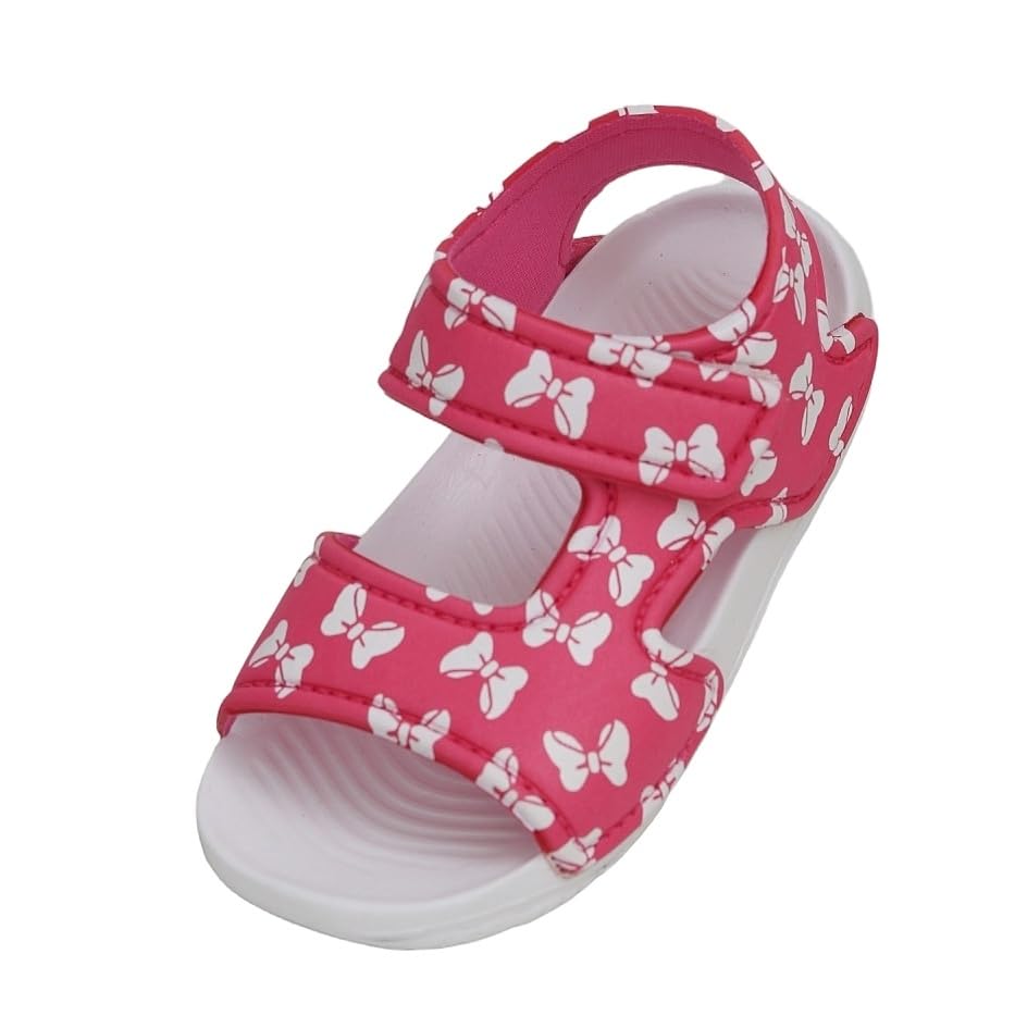 Yellow Bee Bow Print Sandals for Girls, Pink and White, 11C, 4.5-5 Years (B0C7C157P9) Amazon Price History, Amazon Price Tracker