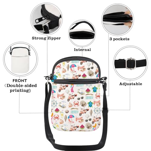 CMNIM Summer Beaches Vacation Gift Beach Crossbody Purse Seaside Themed Beach- Travel Bag for Beachs Lover Trip Accessories3