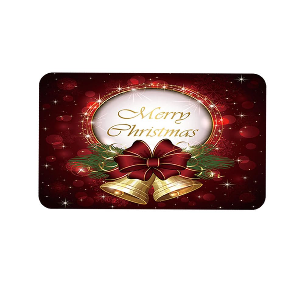 Cabilock Teiliges Weihnachts Cartoon Badteppich Set rutschfeste Toilettenmatte mit Deckel für Badezimmer Hochabsorbierend und Pflegeleicht für Zuhause und Hotels