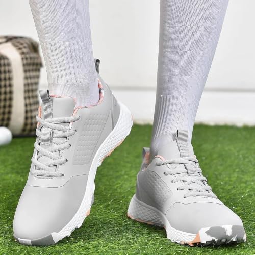 Image of ULTIANT Women Golf Shoes Spikeless Waterproof Golf Sport Sneakers Size5-10