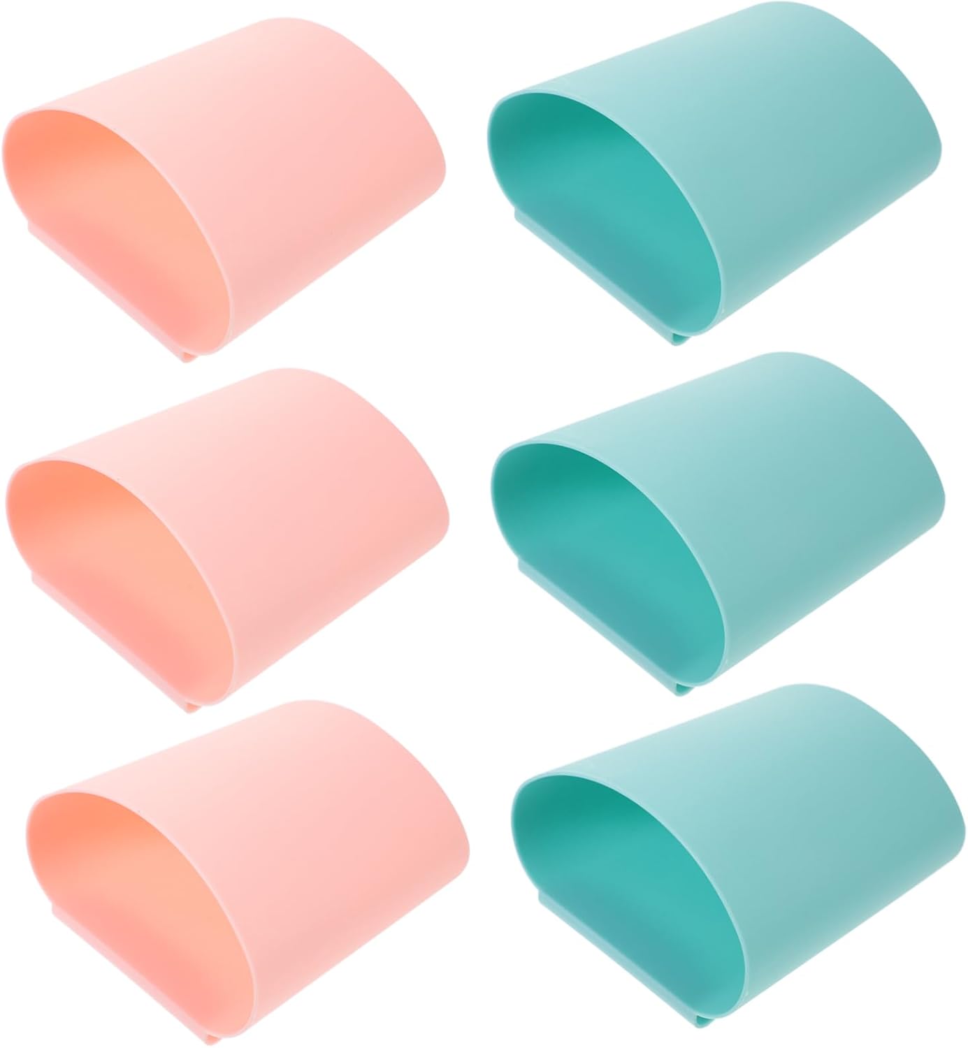 6Pcs Multi-functional Hanging Storage Bucket Rolling...