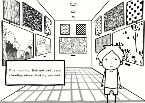 Shadows on the Gallery Floor: Una novela gráfica de misterio detectivesco para edades de 7 a 12 años miniatura 4