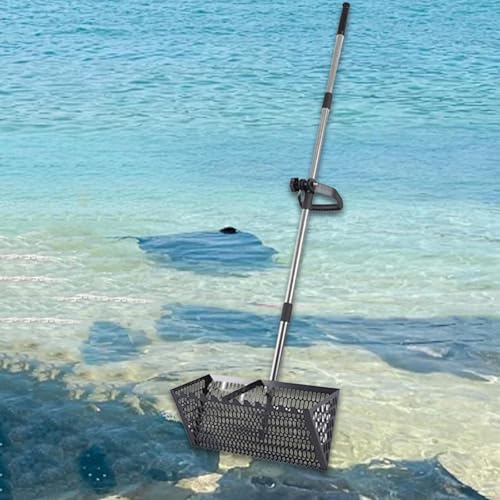 Baoblaze Extendable Cat Litter Scoop Sand Rake Lightweight Sifting Telescopic Handle Beach Sifter