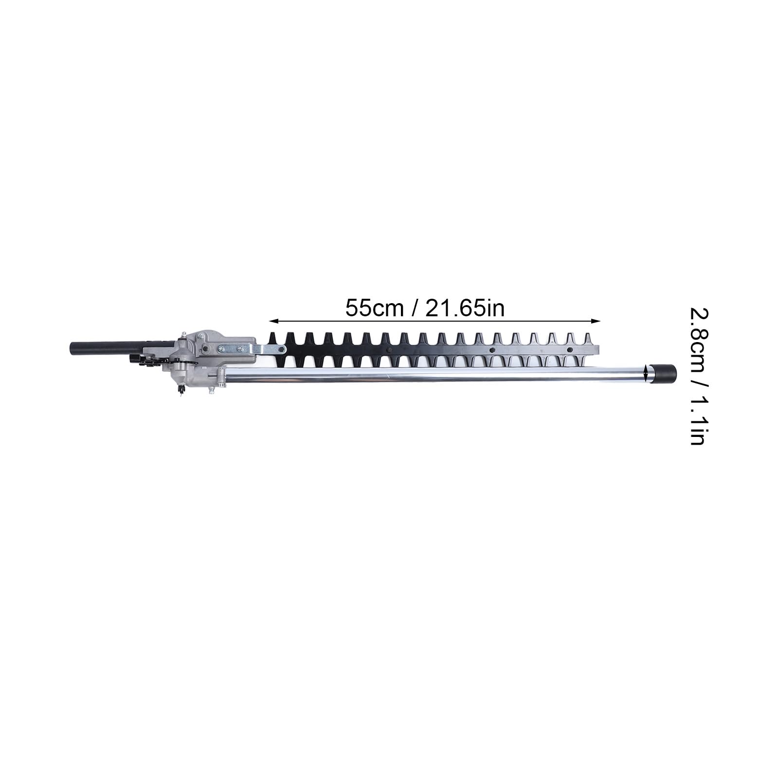 Accesorio para cortasetos, cabezal de sierra de poste para cortacésped (28 x 9 mm)