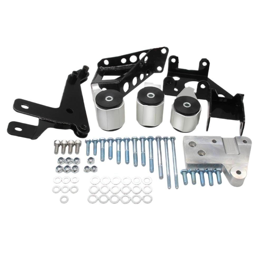 Yajbhnzpt Onecolor Engine Mounts Compatible With Civic 92-95 Eg K20 K24 K-Series Motor Swap