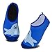 Mabove Enfants Chaussures Aquatiques Garçons Filles Antidérapant Sèche Vite Chaussures d'eau Bébé pour Piscine et Plage(Sceau Bleu,2.5/3 UK Child,18/19 EU)