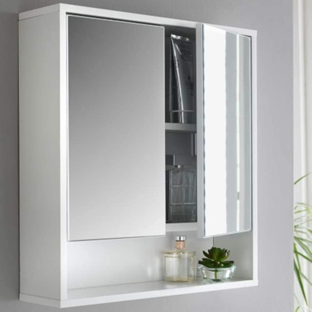 Eemkay New Norsk High Gloss Bathroom Storage Cabinet Mirror Modern Functional Design Amazon Co Uk Kitchen Home