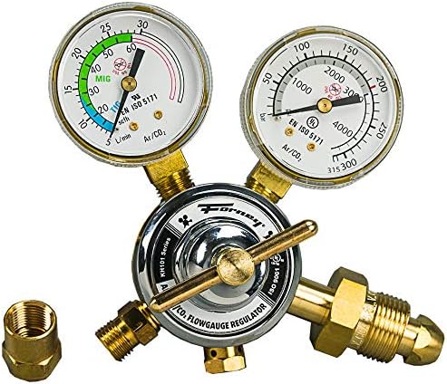 Forney 85363 Argon/CO2 Regulator Kit for Mig Welder, 5/32-Inch