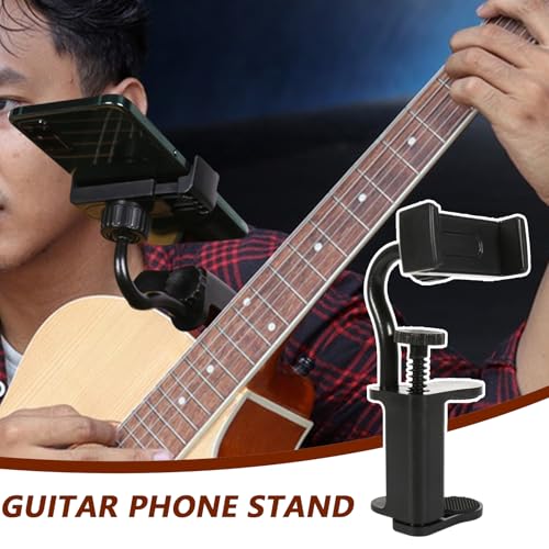 Support de téléphone pour guitare orientable pour lecture et streaming - 2