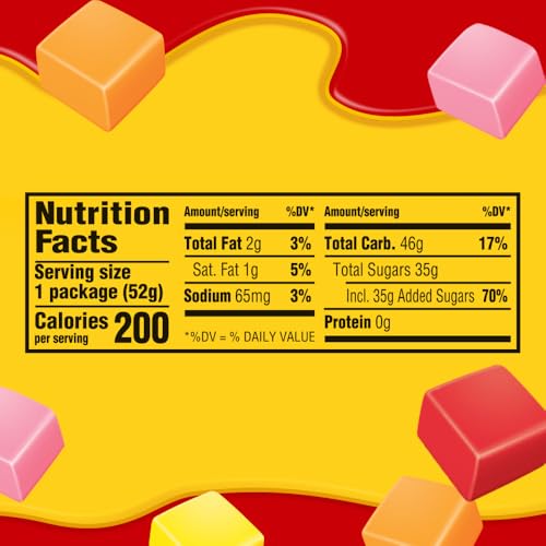Image of STARBURST Minis Original Candy Fruit Chews,1.85 oz, 24 Pk Snacks Bulk | School lunches treat, mini candy fruit chews candy, strawberry, cherry, orange, lemon flavor candies, snack packs gluten free