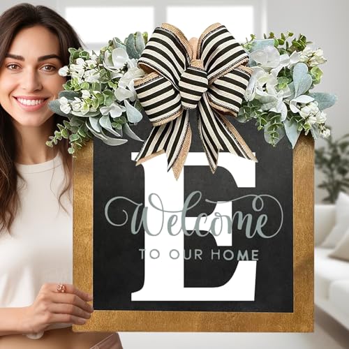 16” Personalized Welcome Sign for Front Door...