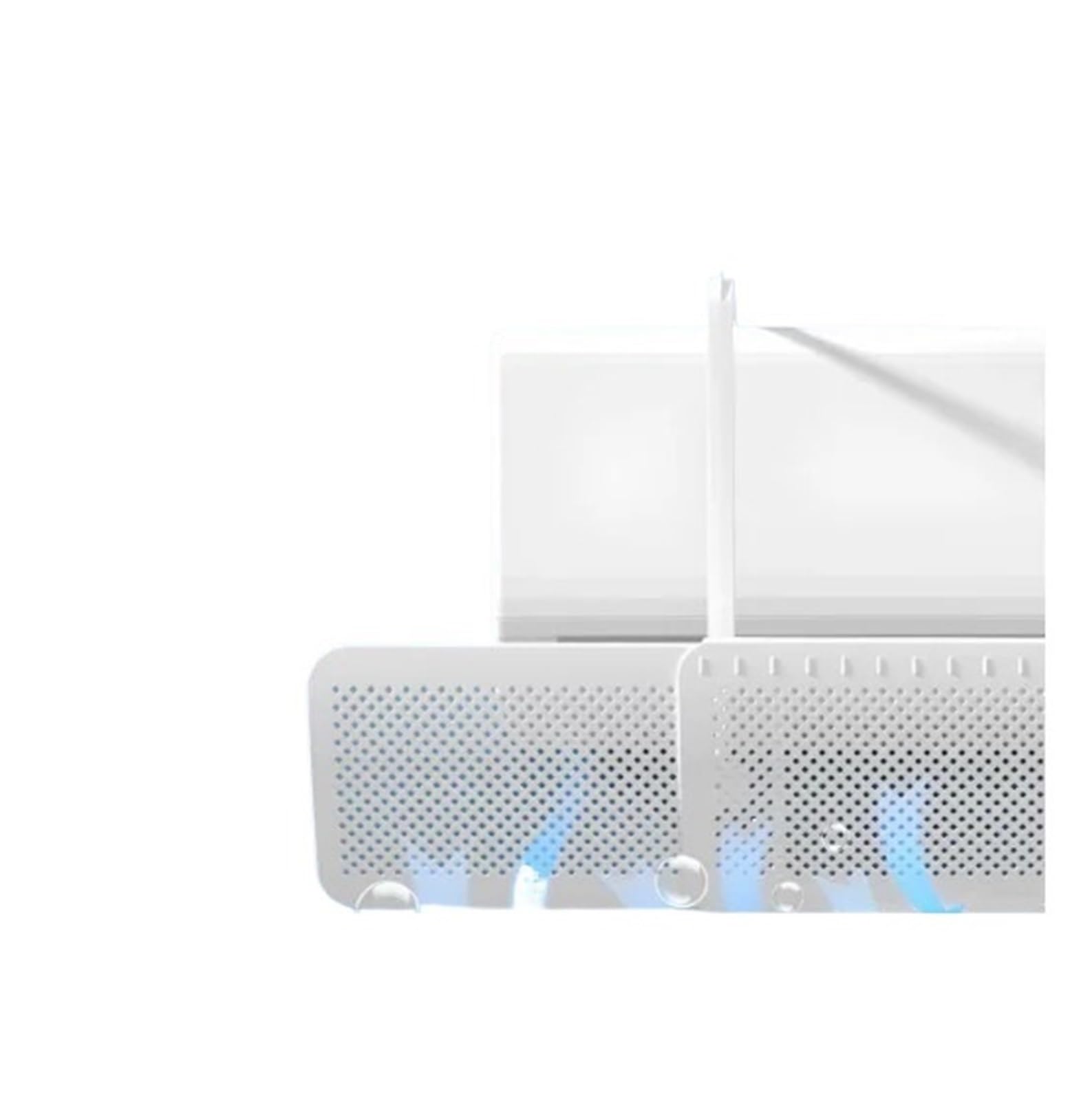 Txnbiupcz 105-White Adjustable Air Conditioning Cover Wind Deflector