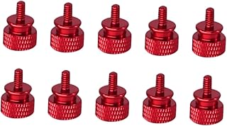 MUSISALY Parafusos Serrilhados 10 Pçs Parafusos De Polegar Do Chassi Parafusos De Dedo Serrilhados Parafusos Para PC Parafuso Prático Acessório De Computador Fornecimento De Computador