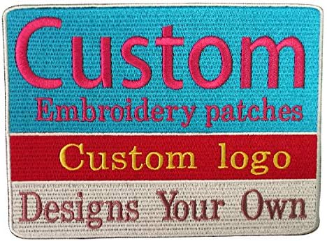 Personalized Embroidery Patches Custom Decorative Patches for Caps Hats Bags Backpacks Clothes Vest Military Uniforms Tactical Gears Iron on Sew on Hook & Loop Fasten