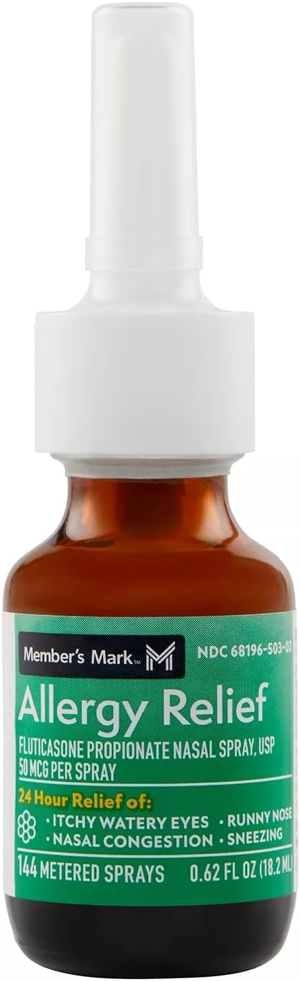 Member Mark Fluticasone Propionate Nasal Spray 6 pk, 0.54 fl. oz