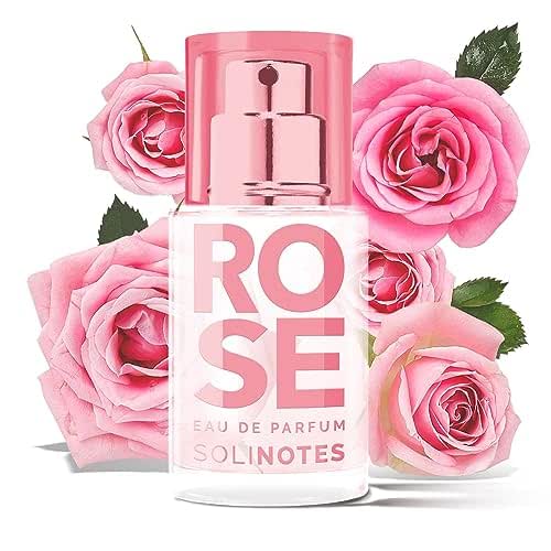 Solinotes Rose Perfume for Women, 0.5 Fl Oz/ 15 ML