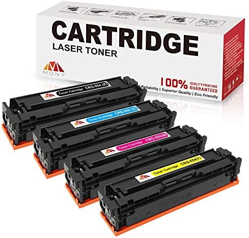Mony Compatible Toner Cartridges Replacement for 054 054H CRG-054 (1 Black, 1 Cyan, 1 Magenta, 1 Yellow) Used in Color imageCLASS LBP622Cdw MF644Cdw MF642Cdw MF640C LBP620 Printer