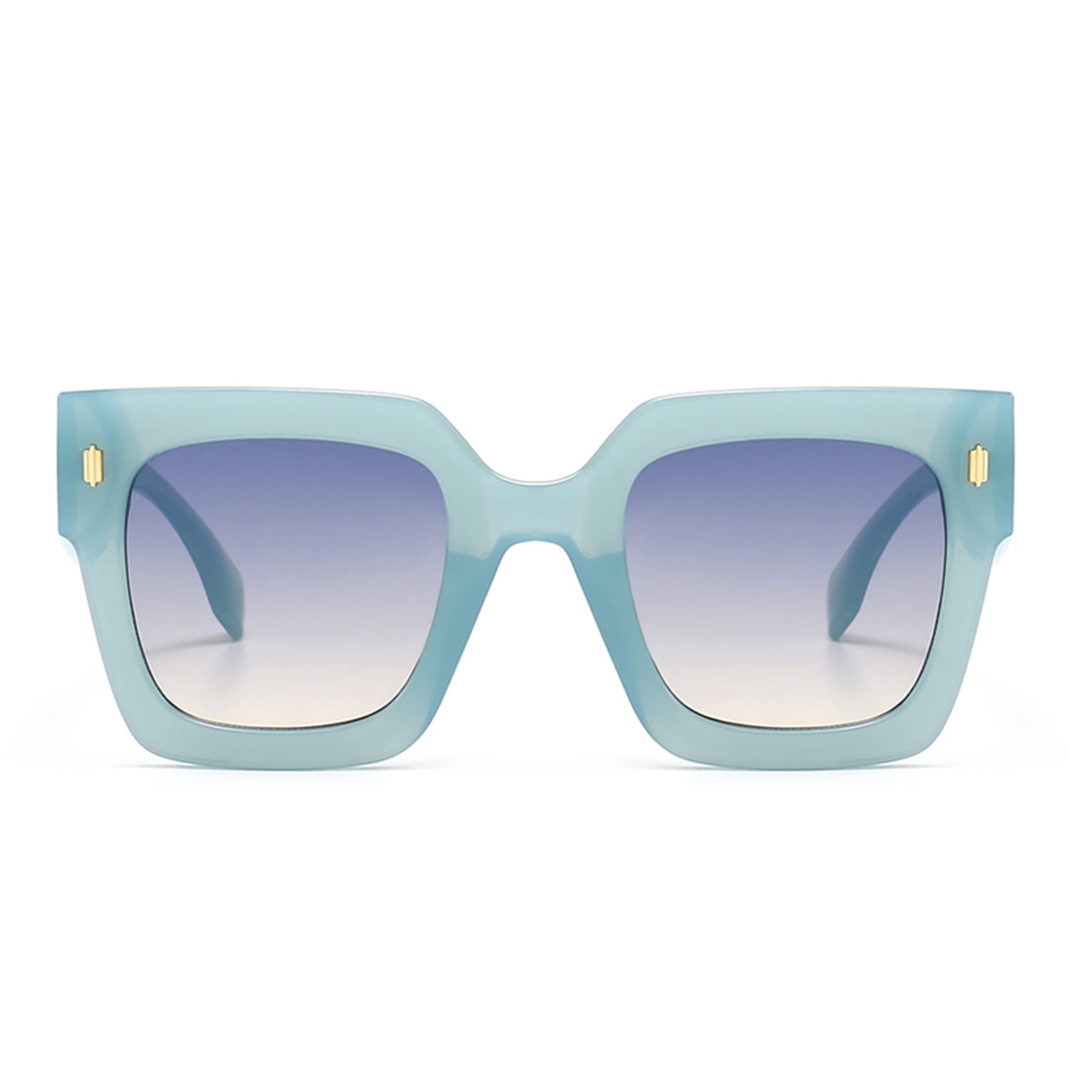 ADE WU Trendy Oversized Sunglasses Womens Ladies Designer Big Large Chunky Square Sun Glasses UV400