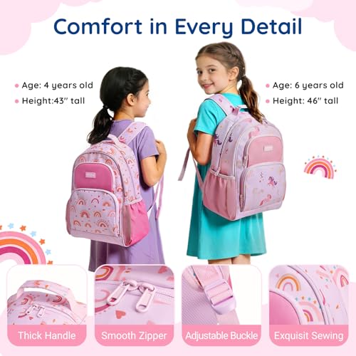 Image of mommore Kids Backpack Set Kindergarten School Bookbag for Boys Girls