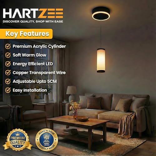 Image of Gleam Pendant Lamp Minimal Hanging Light Warm White Chandelier for Bedroom Living Room Kitchen Dining Area Cafe Decorative Ceiling Light