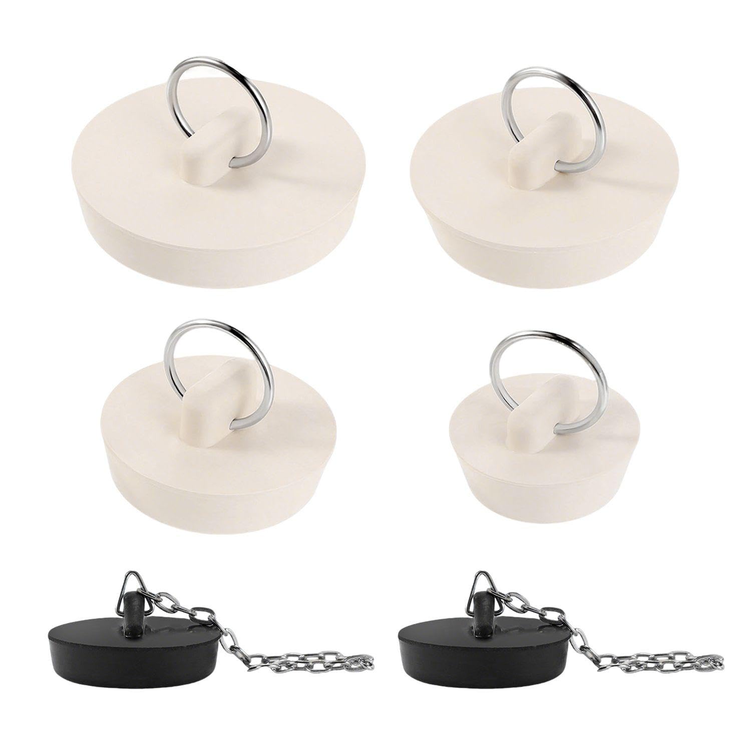 XMNIVATE 6 Sink Plug Sets, Kitchen Sink Accessories, Bathroom Drain Plugs, Household Deodorant Essentials.