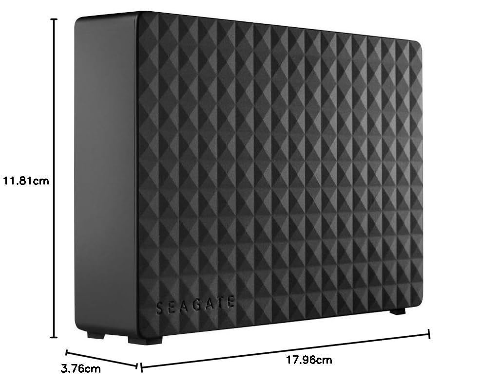 Seagate Disco rigido esterno esterno da 4 TB HDD - USB 3.0 per PC portatile (STEB4000100)