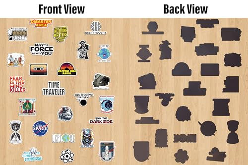 Image of WallDesign Space & Science Fridge Magnet Collection - Magnets for Astronomy and Science Lovers, Perfect Space Gifts for Kids, Science Fans (Set of 26)