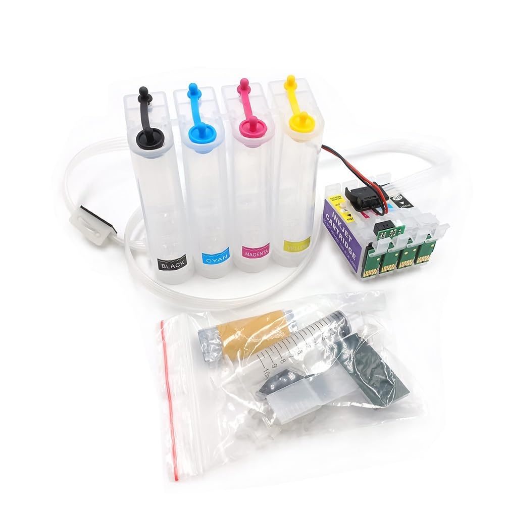 Encre Sublimation COCADEEX 27XL - Compatible WF-3640 WF-7110 Etc. - 4 Couleurs 100ml - Pour Tasses, T-Shirts