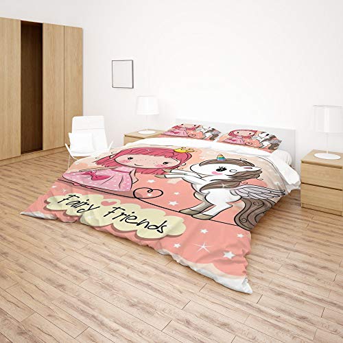 Parure de lit 3 pièces de qualité supérieure CHEHONG en microfibre super douce