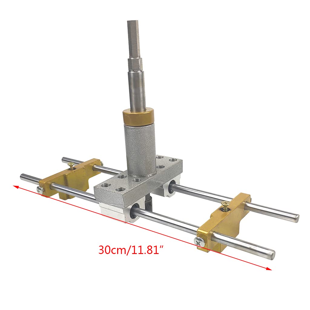 Kit de instalación de Cerradura de Puerta portátil Kit de Apertura de Orificio de Cerradura de Puerta Plantilla de mortaja para Puertas de Madera Que abren Cerradura excéntrica