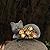LEAESMHR Solar Cat Outdoor Statue, Resin Solar Cat Lights with Flower for Outside, Garden Cats Figurine for Lawn Porch Yard Art - Birthday Gifts for Mom Grandma Women