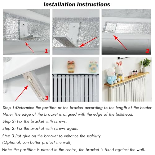 Étagère de rangement de radiateur pour chauffage domestique - 8