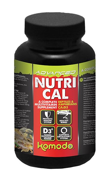 Komodo Nutri-Cal, Multivitamin Supplement for Reptiles & Amphibians