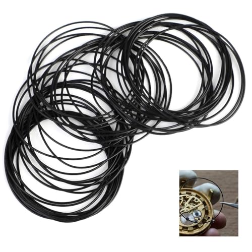 Outgeek Watch Back Gasket O-Ring: 0.8MM O-Rings for Watch Backs Watch O Rings Kit Watch Rubber Seal (31MM-40MM) - Thumbnail 6