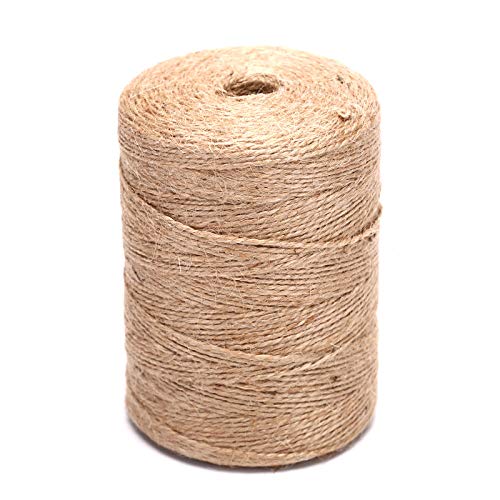 Macrame Cord,Macrame Rope 50 M / 80 M / 100 M Corde Di Lino Di Canapa Fatti A Mano Corda Per Legare Iuta Spago Corda Di Corda Decorazione Artigianale (Color : 50m)
