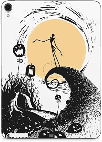 Skinit Decal Tablet skin compatible with iPad Pro 12.9in (2021) - Officially Licensed Disney The Nightmare Before Christmas Jack on Spiral Hill Art Design
