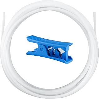 1.75mm 필라멘트용 PTFE 튜브 2개, ID 2.5mm × 4mm 외경, 튜브 커터 포함 5m/16.4피트, Bambu Lab, Creality 3D 프린터와 호환 - 부드러운 압출