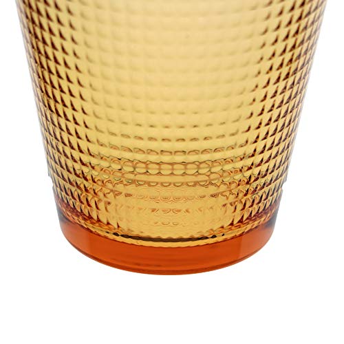 Jogo de Copos Baixos em Vidro, Generation, A8,7cm, 6 Peças, 250ml, Cor Âmbar, Pasabahçe
