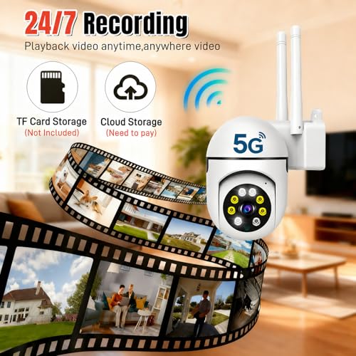 Ourlife Wired Security Camera Outdoor 1080P,2.4/5GHz Dual-Band - image 6