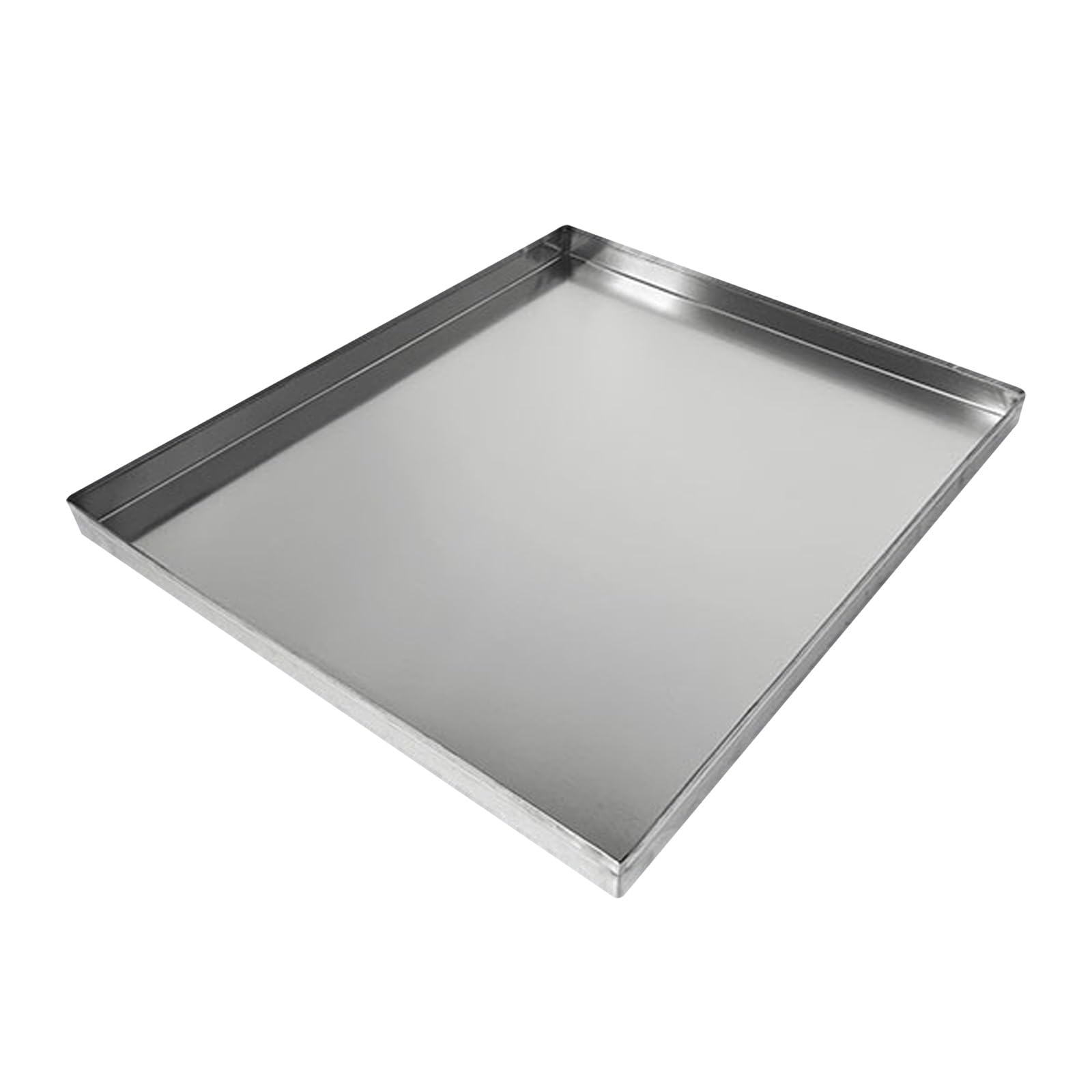 Massiver Edelstahl Aschekasten Automatische Auffangwanne Quadratische Abtropfschale für Klimaanlagen, Outdoor Abtropfwanne Bodenschutzwanne Edelstahl(60x30cm(24x12in))