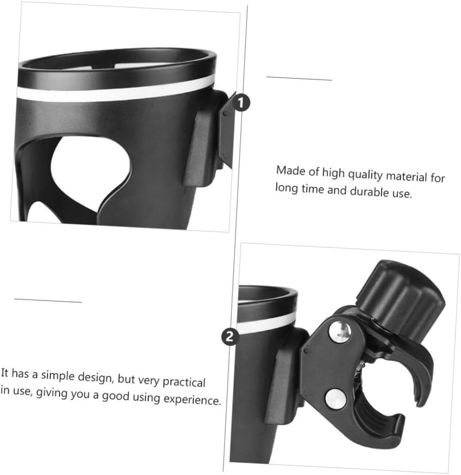 2pcs Stroller Cup Holder Cart Bottle Holder Trolley Bottle Rack Practical Design for Families