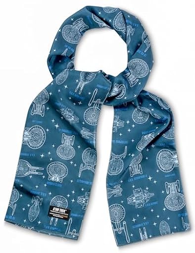 Star Trek Azul Bufanda Naves insignia - Regalos hombres y mujeres - Merchandising oficial - LOVARZI | Ya disponible en tu tienda friki favorita! En mundofriki.es!