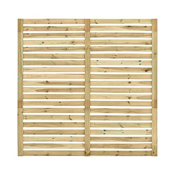 vidaXL Gartenzaun-Element Kiefernholz Imprägniert 180 x 180 cm – Bild 4