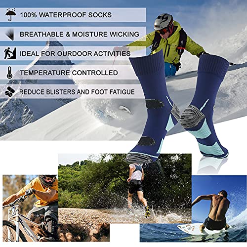 Image of RANDY SUN Waterproof Socks, Unisex Hiking Wading Trail Running Kayaking Crew Socks
